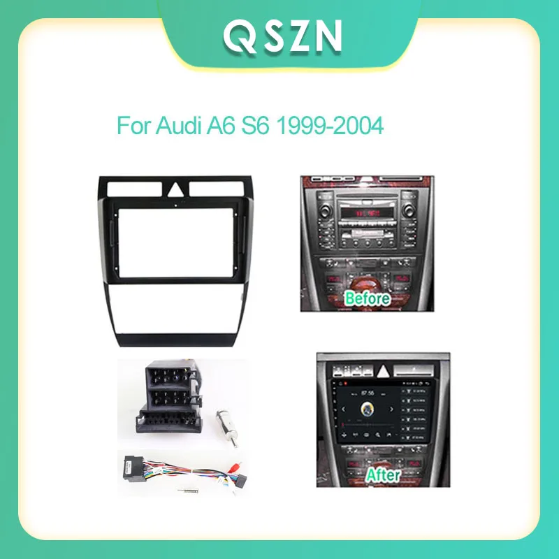 Auto Radio Fascia Frame Adapter For Audi A6 C5 1997-2004 S6 2 1999-2004 RS6 1 2002-2006 Android Dashboard Kit F car accessories
Auto Radio Fascia Frame Adapter For Audi A6 C5 1997-2004 S6 2 1999-2004 RS6 1 2002-2006 Android Dashboard Kit F car accessories