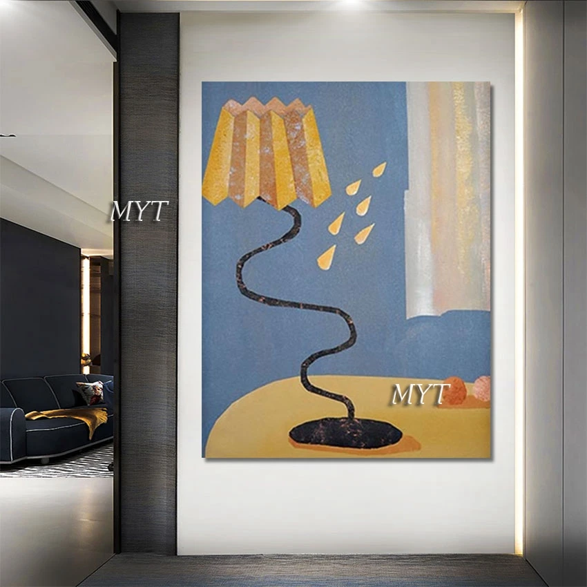 

Unframed Interesting Cartoon Picture For Kid Contemporary Abstract Oil Painting Restaurant Wall Art Decoration Home Artwork