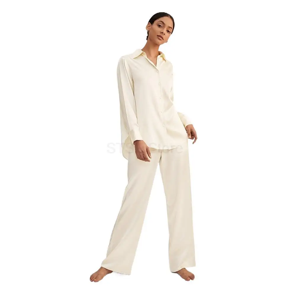 22 Momme Viola Oversized Silk Satin Pajama Set 2022 New Femme Casual Sleepwear Suits Ladies Overalls Real Silk Ensemble Femme
22 Momme Viola Oversized Silk Satin Pajama Set 2022 New Femme Casual Sleepwear Suits Ladies Overalls Real Silk Ensemble Femme