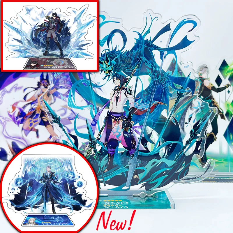 Новые роли Neuvillette Wriothesley Genshin Impact аниме Wanderer нахида цино желтого цвета, настольный декор, стоячий знак
Новые роли Neuvillette Wriothesley Genshin Impact аниме Wanderer нахида цино желтого цвета, настольный декор, стоячий знак