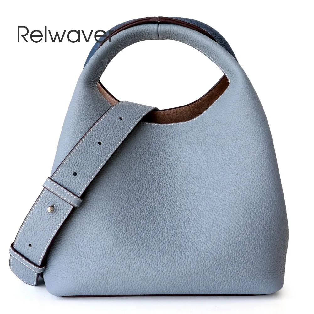 Relwaver genuine leather women bag 2022 autumn winter handbag double face top layer cowhide bucket brief shoulder cross body bag
Relwaver genuine leather women bag 2022 autumn winter handbag double face top layer cowhide bucket brief shoulder cross body bag