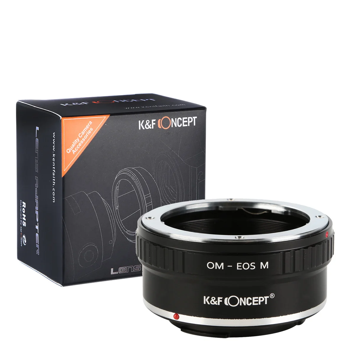 

K&F Concept Lens Adapter for Olympus OM mount lens to Canon EOS M camera M1 M2 M3 M5 M6 M50 M100