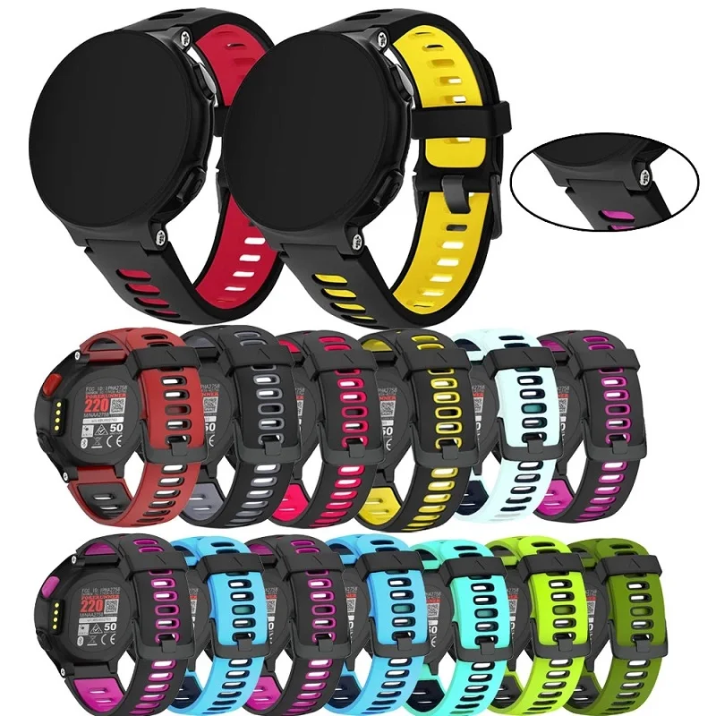 Replacement Watchband Silicone Strap Bracelet For Garmin Forerunner 735XT 735/220/230/235/620/630 S20 Smartwatch Wristband Band
Replacement Watchband Silicone Strap Bracelet For Garmin Forerunner 735XT 735/220/230/235/620/630 S20 Smartwatch Wristband Band