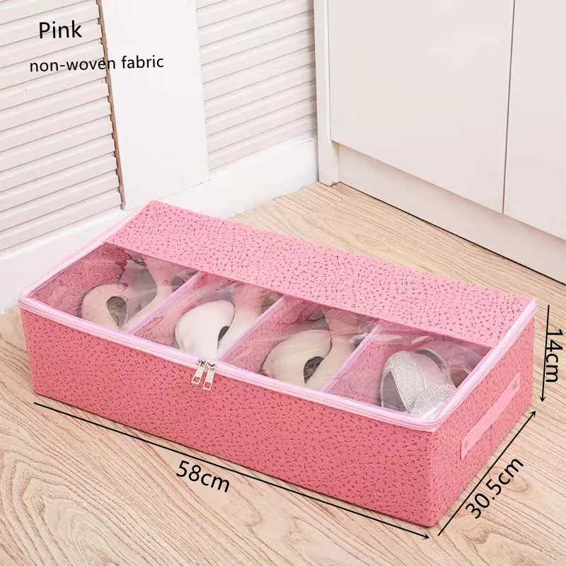 Transparent Shoes Storage Box Clothing Organizer Bag Non-woven fabric Dust-proof for Wardrobe Drawer Under the Bed Underwear New
Transparent Shoes Storage Box Clothing Organizer Bag Non-woven fabric Dust-proof for Wardrobe Drawer Under the Bed Underwear New