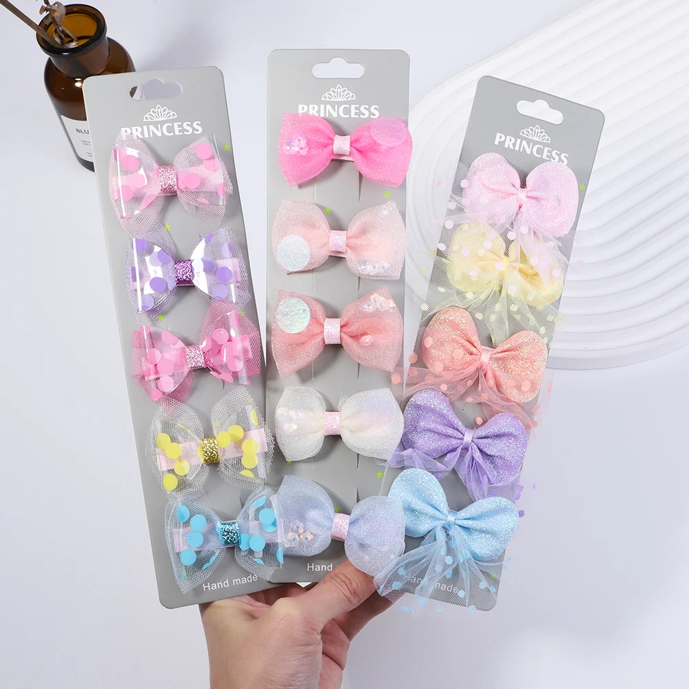 5Pcs/Set New Cute Colorful Bow Hair Clips For Girls Sweet Headband Hair Ornament Barrettes Hairpin Kids Fashion Hair Accessories
5Pcs/Set New Cute Colorful Bow Hair Clips For Girls Sweet Headband Hair Ornament Barrettes Hairpin Kids Fashion Hair Accessories