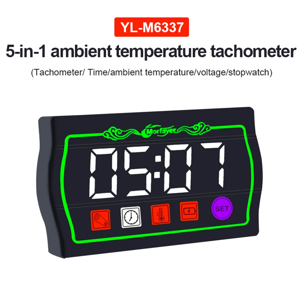 Digital Dashboard LED Electronics Motorcycle RPM Meter Speedometer Time Meter Voltage Water Temperatur Universal Inductive Meter
Digital Dashboard LED Electronics Motorcycle RPM Meter Speedometer Time Meter Voltage Water Temperatur Universal Inductive Meter