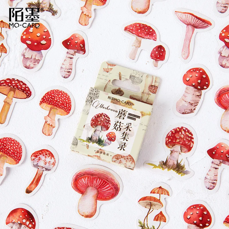 45pcs/pack Kawaii Mushroom Decorative Scrapbooking Craft Sticker Diary Album Sticker Adhesive Stationery Supplies
45pcs/pack Kawaii Mushroom Decorative Scrapbooking Craft Sticker Diary Album Sticker Adhesive Stationery Supplies