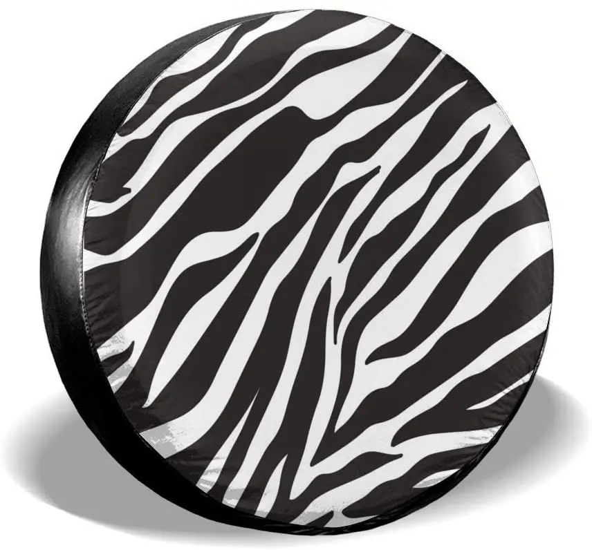 Foruidea Zebra Print Spare Tire Cover Waterproof Dust-Proof UV Sun Wheel Tire Cover Fit for Jeep,Trailer, RV, SUV and Many Vehic
Foruidea Zebra Print Spare Tire Cover Waterproof Dust-Proof UV Sun Wheel Tire Cover Fit for Jeep,Trailer, RV, SUV and Many Vehic