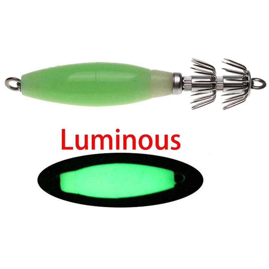 Squid Hook Jigs Luminous Wood Shrimp Sea Fishing Lures Egi Suute Wooden Prawn Hook Bait Wobbler for Predator Squid Octopus
Squid Hook Jigs Luminous Wood Shrimp Sea Fishing Lures Egi Suute Wooden Prawn Hook Bait Wobbler for Predator Squid Octopus