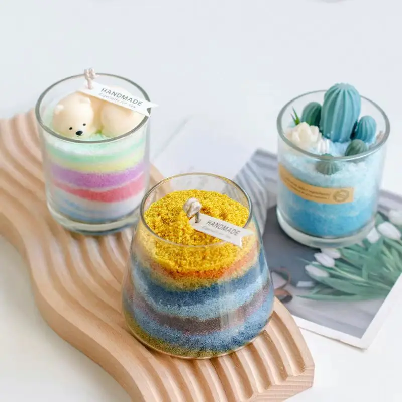 

10ML Diy Aromatherapy Sand Painting Candle Liquid Pigment Handmade Big Ice Flower Wax Dyeing Oily Pigment Candle Making Kit