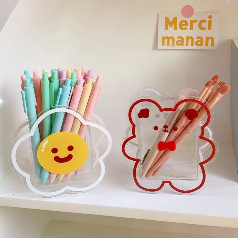 Милый мультяшный держатель для ручек кавайный прозрачный акриловый Настольный Органайзер медведь Банни офисные канцелярские принадлежно...
Милый мультяшный держатель для ручек кавайный прозрачный акриловый Настольный Органайзер медведь Банни офисные канцелярские принадлежно...