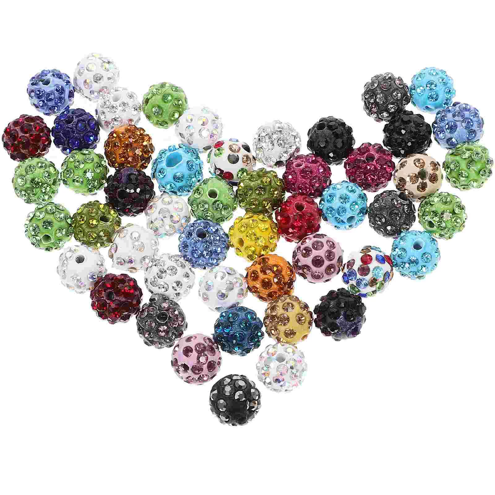 50Pcs Loose Beads Rhinestone Bracelet Crafting Spacer Beads Crafts Findings Decor
50Pcs Loose Beads Rhinestone Bracelet Crafting Spacer Beads Crafts Findings Decor