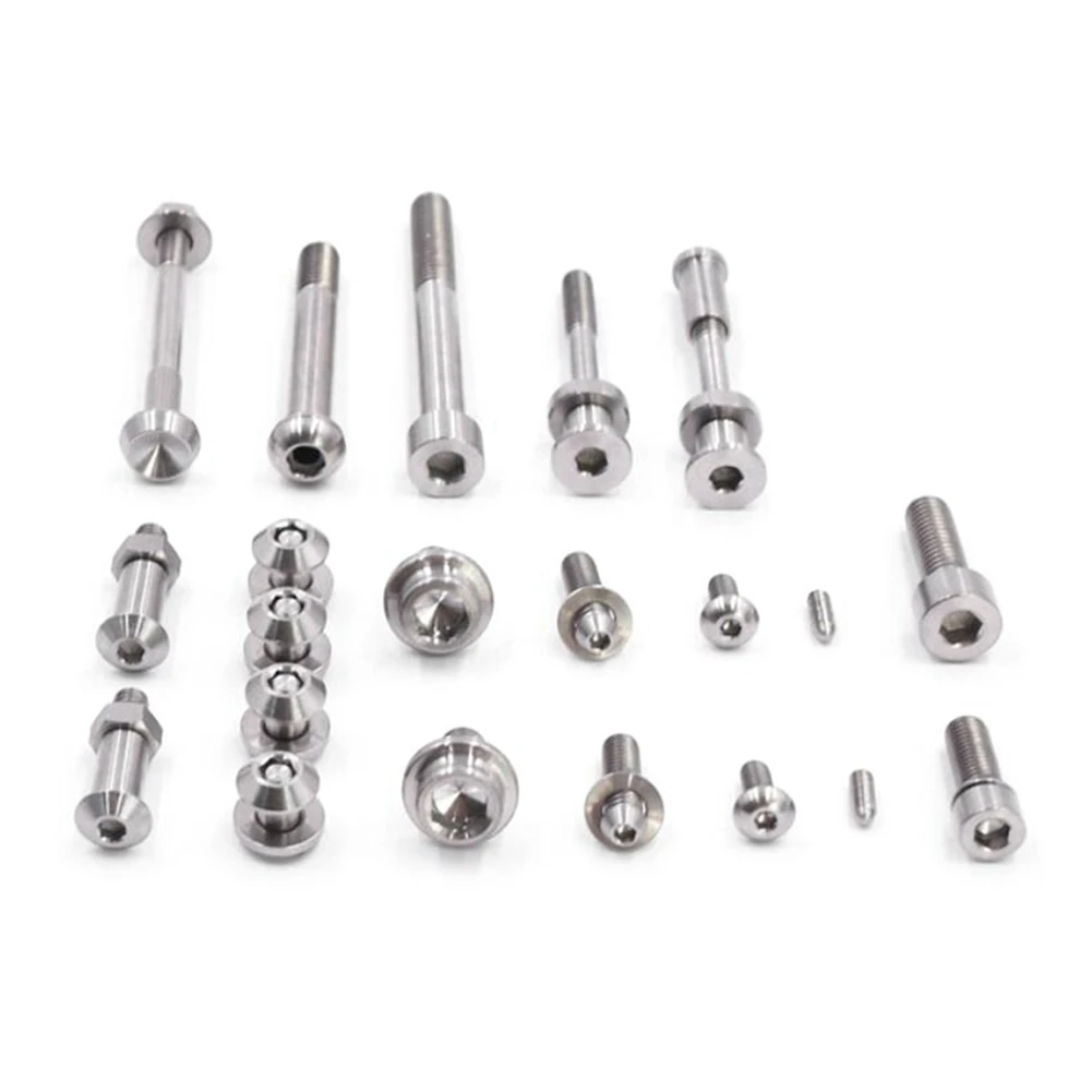 Bicycle Titanium Bolts Screw Set for 2018 Brompton Titanium Folding Bike Brake Handlebar Fixing Headset Shock Bolt
Bicycle Titanium Bolts Screw Set for 2018 Brompton Titanium Folding Bike Brake Handlebar Fixing Headset Shock Bolt