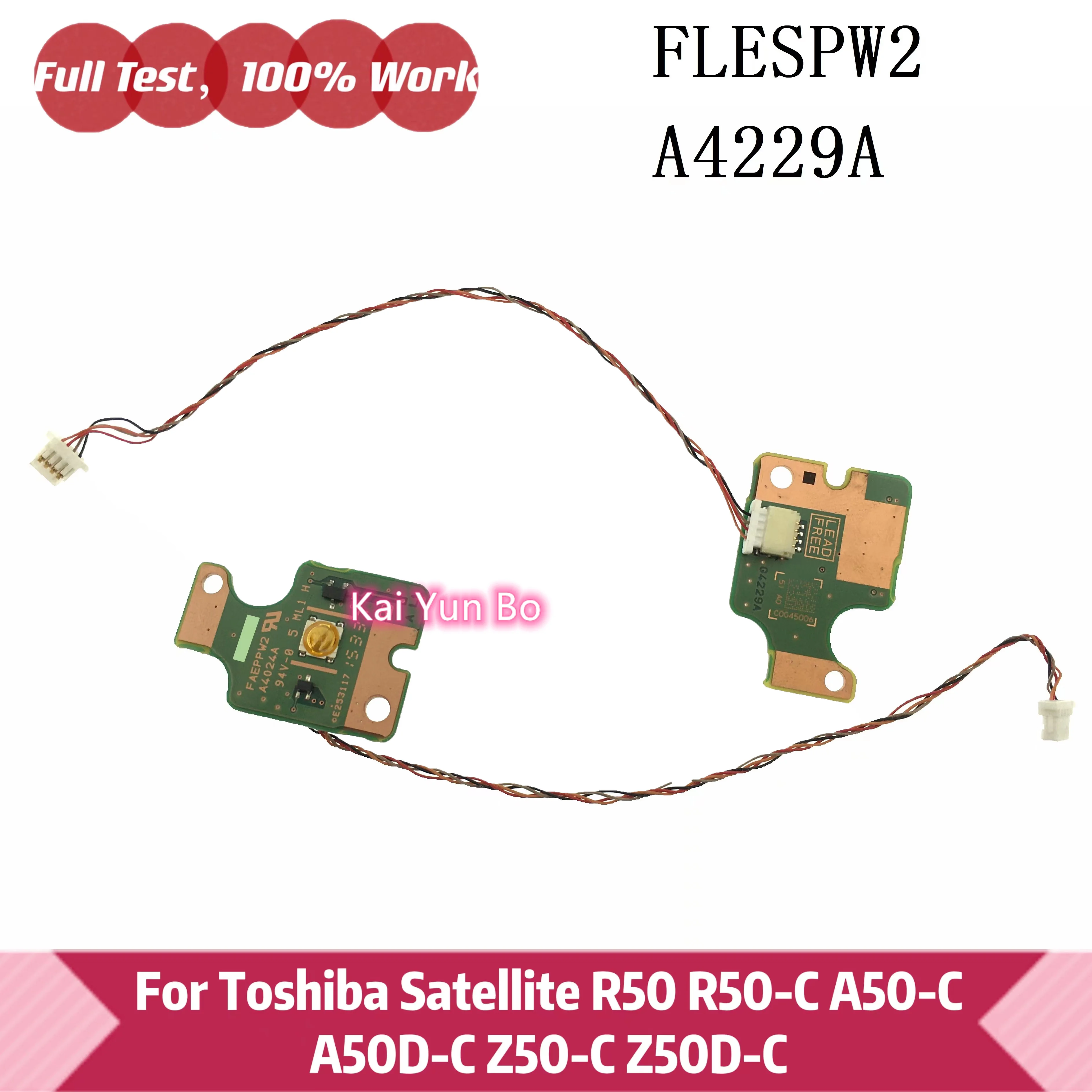 Для Toshiba Satellite Pro A50-C A50D-C Z50-C Z50D-C Power Button Board original FLESPW2 A4229A протестированный с кабелем 100% Test OK
Для Toshiba Satellite Pro A50-C A50D-C Z50-C Z50D-C Power Button Board original FLESPW2 A4229A протестированный с кабелем 100% Test OK