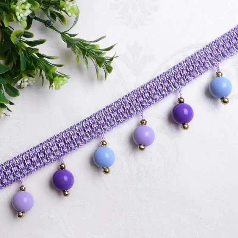 Curtain Head Lace Accessories Candy Colour Beads Sofa Table Stage Decorative Hanging Beads Hanging Ear Home Decoration 
Curtain Head Lace Accessories Candy Colour Beads Sofa Table Stage Decorative Hanging Beads Hanging Ear Home Decoration