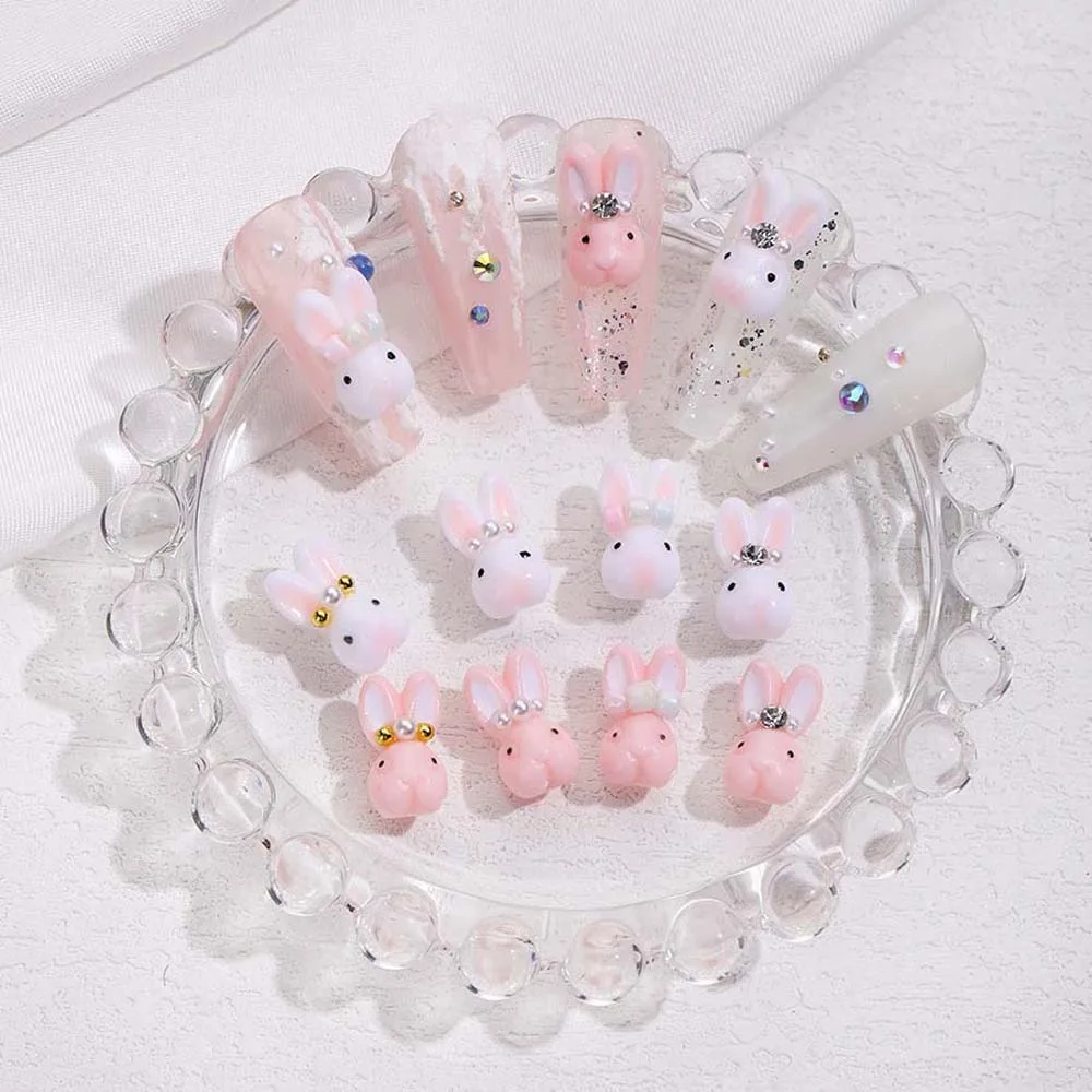 Cartoon Rabbit Nail Charm Rabbit Nail Decorations Manicure Material DIY Rabbit Nail Art Drills Rabbit Nail Accessories Resin
Cartoon Rabbit Nail Charm Rabbit Nail Decorations Manicure Material DIY Rabbit Nail Art Drills Rabbit Nail Accessories Resin