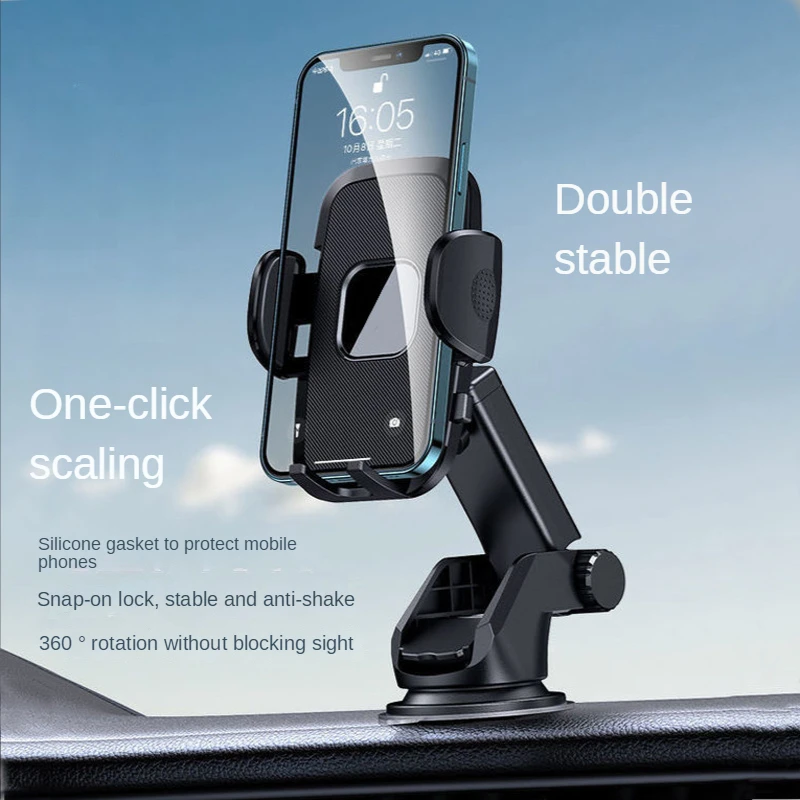 New High-grade Car Phone Bracket Car with Suction Cup Multifunctional Dashboard Center Console Navigation Phone Holder
New High-grade Car Phone Bracket Car with Suction Cup Multifunctional Dashboard Center Console Navigation Phone Holder