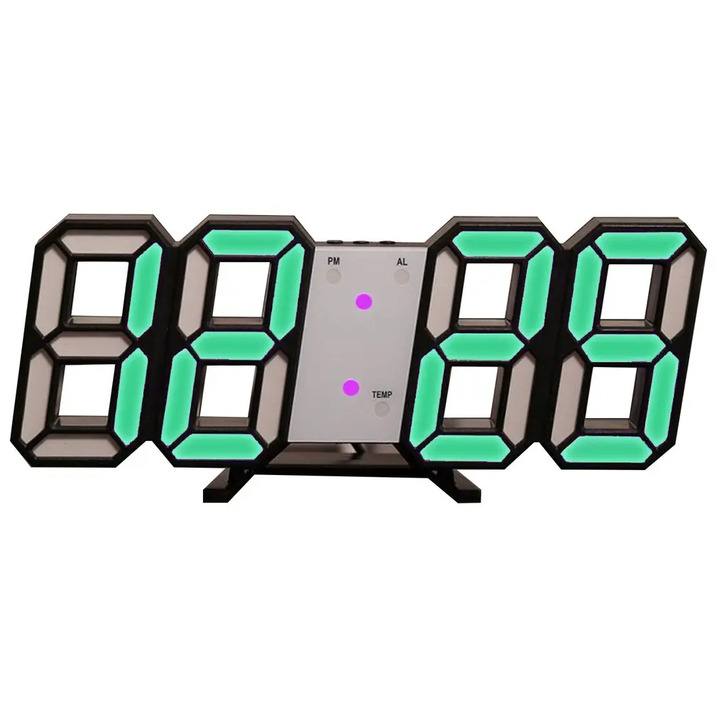 3D Digital Clock LED USB Multifunction Smart Modern Date Temperature Time Desktop Wall Mounted Adjustable Electronic Clocks
3D Digital Clock LED USB Multifunction Smart Modern Date Temperature Time Desktop Wall Mounted Adjustable Electronic Clocks