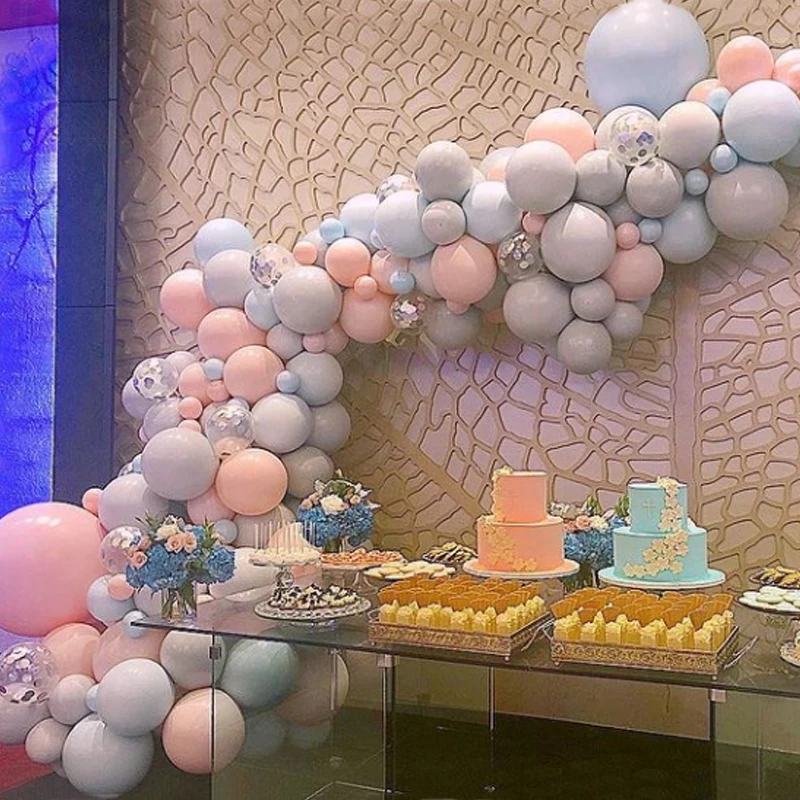 100Pcs Birthday Party Balloons Arch Set Blue Pink Grey Sequins Balloon Garland Baby Baptism Shower Wedding Balloon Decoration
100Pcs Birthday Party Balloons Arch Set Blue Pink Grey Sequins Balloon Garland Baby Baptism Shower Wedding Balloon Decoration