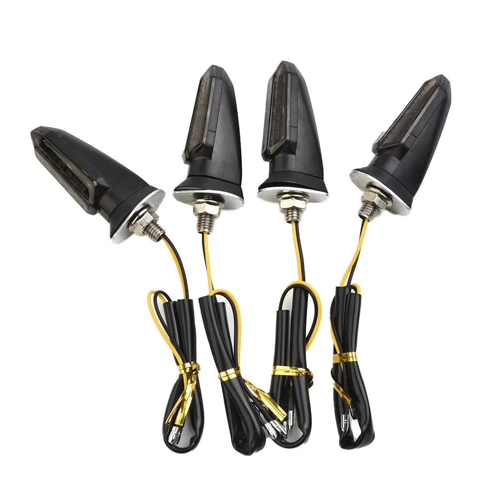 4Pcs Motorcycle LED Turn Signals Amber Blinker Light Indicator For 250R 500R 650R Motorcycle Flashing Lights Wholesale
4Pcs Motorcycle LED Turn Signals Amber Blinker Light Indicator For 250R 500R 650R Motorcycle Flashing Lights Wholesale