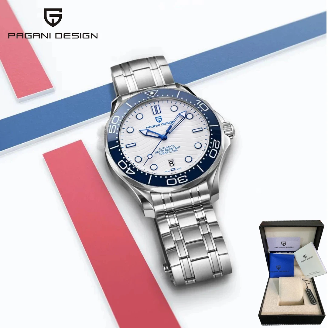 PAGANI DESIGN Seahorse Series Luxury Watches Seiko NH35A Mechanical watch for men 200M Waterproof Full Steel Luminous Wristwatch
PAGANI DESIGN Seahorse Series Luxury Watches Seiko NH35A Mechanical watch for men 200M Waterproof Full Steel Luminous Wristwatch