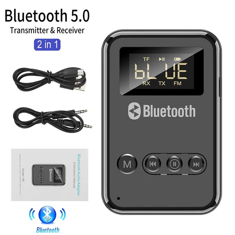 Audio Transmitter Receiver 3.5mm AUX USB Stereo Music Wireless Adapter Dongle PC TV Headphone Car Speakers Bluetooth-compatible
Audio Transmitter Receiver 3.5mm AUX USB Stereo Music Wireless Adapter Dongle PC TV Headphone Car Speakers Bluetooth-compatible