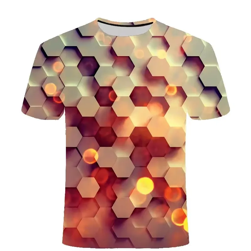 Summer Creative Triangle Diamond Fashion Men'S T-Shirt 3d Digital Print ONeck Short Sleeve Crewneck Shirt Large Outline Clothing
Summer Creative Triangle Diamond Fashion Men'S T-Shirt 3d Digital Print ONeck Short Sleeve Crewneck Shirt Large Outline Clothing