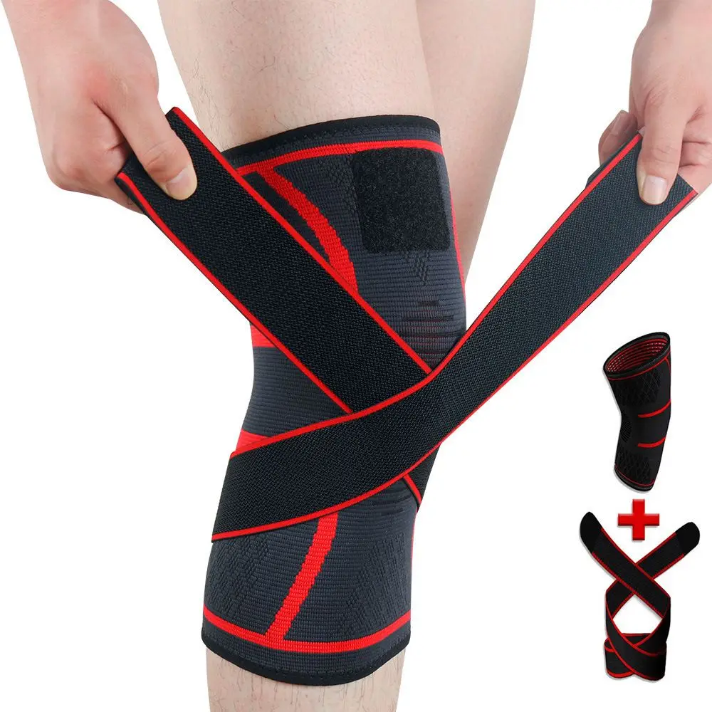 Elastic Gym Adjustable Pain Relief Compression Strap Sleeve Sports Knee Pad Knee Support Brace Protect Ligament
Elastic Gym Adjustable Pain Relief Compression Strap Sleeve Sports Knee Pad Knee Support Brace Protect Ligament