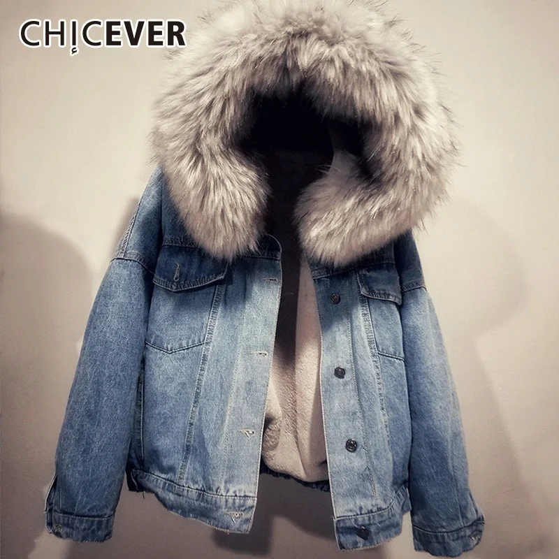CHICEVER 2020 женская зимняя джинсовая куртка с капюшоном и рукавом «летучая мышь», короткое пальто, женская куртка, корейская модная одежда, нови...
CHICEVER 2020 женская зимняя джинсовая куртка с капюшоном и рукавом «летучая мышь», короткое пальто, женская куртка, корейская модная одежда, нови...