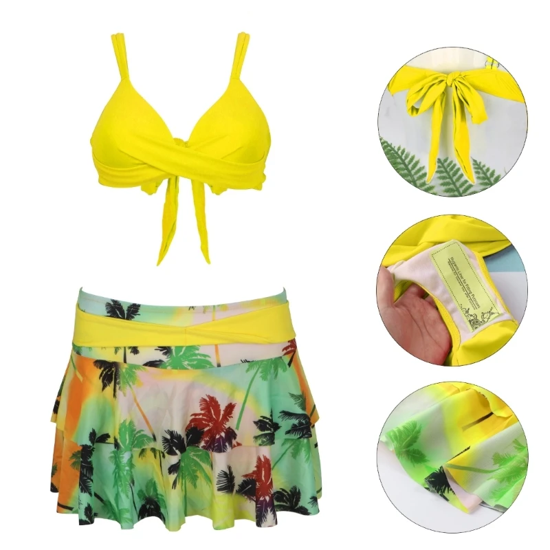 Womens High Waist V-Neck Twists Front Beachwear Bikini Set Split Spaghetti Bikini Printed Swimsuit Ruffled Swimming Suit
Womens High Waist V-Neck Twists Front Beachwear Bikini Set Split Spaghetti Bikini Printed Swimsuit Ruffled Swimming Suit