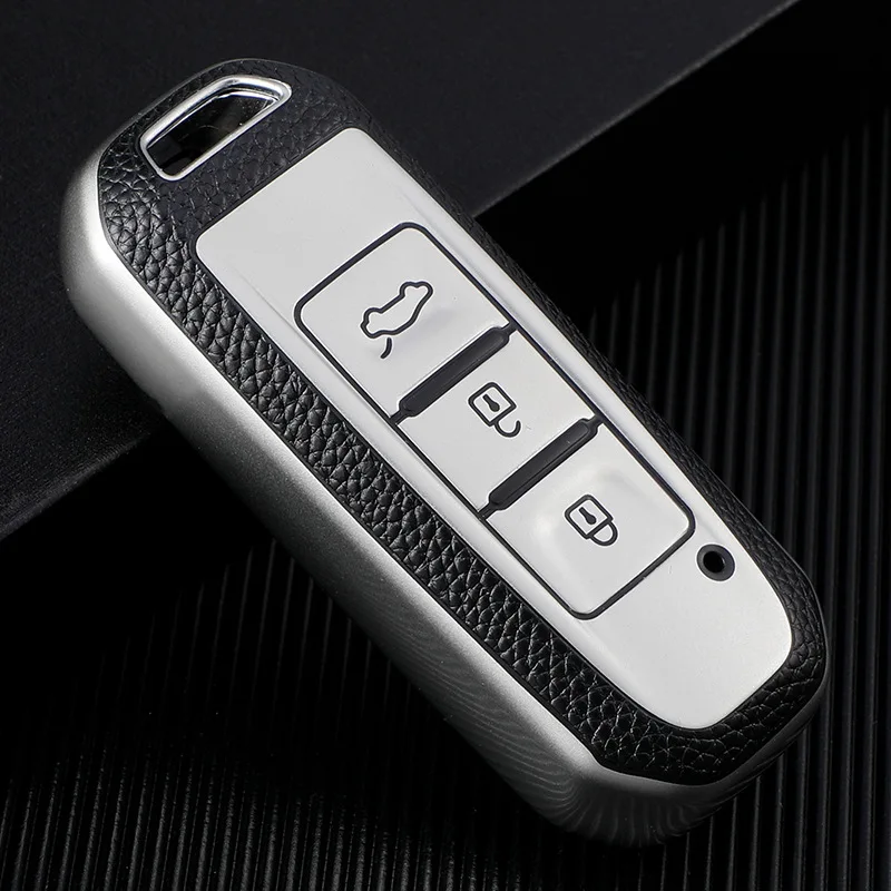 Leather TPU Car Key Cover Protect Case Bag For Wuling Hongguang S Baojun 730 510 560 360 RS-5 530 630 Protector Accessories
Leather TPU Car Key Cover Protect Case Bag For Wuling Hongguang S Baojun 730 510 560 360 RS-5 530 630 Protector Accessories
