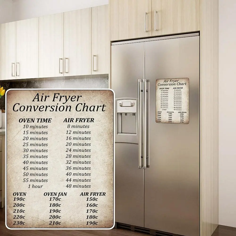 Retro Plaque Decoration Hand Painted Air Fryer Menu Notes Oven Wall Tin Signs Contrast Baking Decor Vintage Home Baker J2a1
Retro Plaque Decoration Hand Painted Air Fryer Menu Notes Oven Wall Tin Signs Contrast Baking Decor Vintage Home Baker J2a1