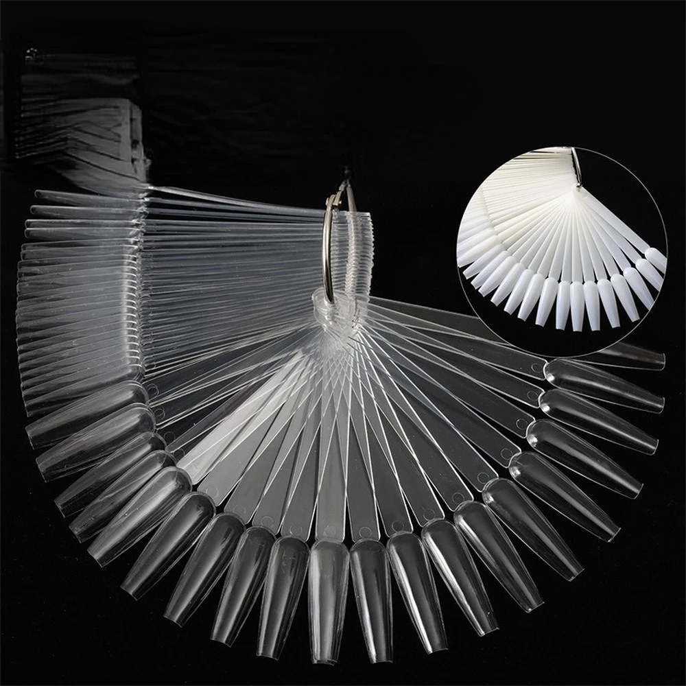 50pcs Oval False Display Nail Art Fan Wheel Practice Board Tip Sticks for Dipping Powder Colors UV Gel Nail Polish Display Chart
50pcs Oval False Display Nail Art Fan Wheel Practice Board Tip Sticks for Dipping Powder Colors UV Gel Nail Polish Display Chart