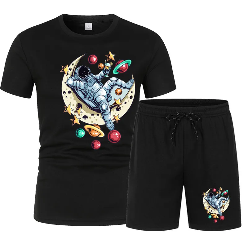 New 2022 Summer Men's Casual Sports Comfortable T-Shirt Suit Comfortable Cool Quick-Drying Oversized Round Neck T-Shirt + Shorts
New 2022 Summer Men's Casual Sports Comfortable T-Shirt Suit Comfortable Cool Quick-Drying Oversized Round Neck T-Shirt + Shorts