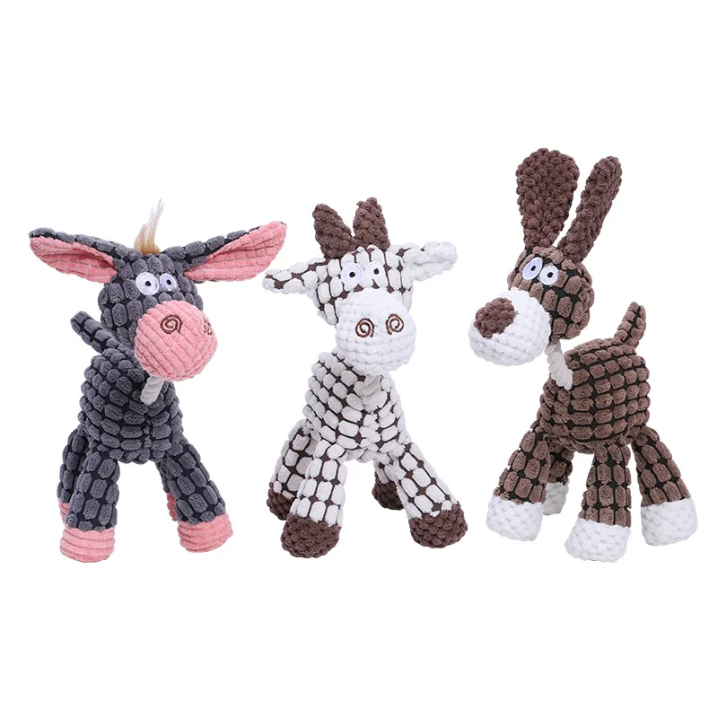 Interactive Pet Toy Donkey Shape Fun Chewing Squeaker Cartoon Stuffed Cats Dogs Sounding Toy Molar Training Puppy Teeth Cleaning
Interactive Pet Toy Donkey Shape Fun Chewing Squeaker Cartoon Stuffed Cats Dogs Sounding Toy Molar Training Puppy Teeth Cleaning