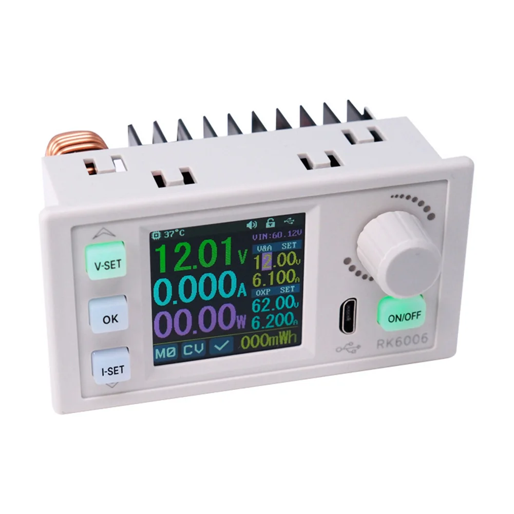 Регулируемый Модуль питания RK6006 RK6006BT, 4-значный дисплей, ЖК-экран, управление связью, выход напряжения 0 60 00 в
Регулируемый Модуль питания RK6006 RK6006BT, 4-значный дисплей, ЖК-экран, управление связью, выход напряжения 0 60 00 в