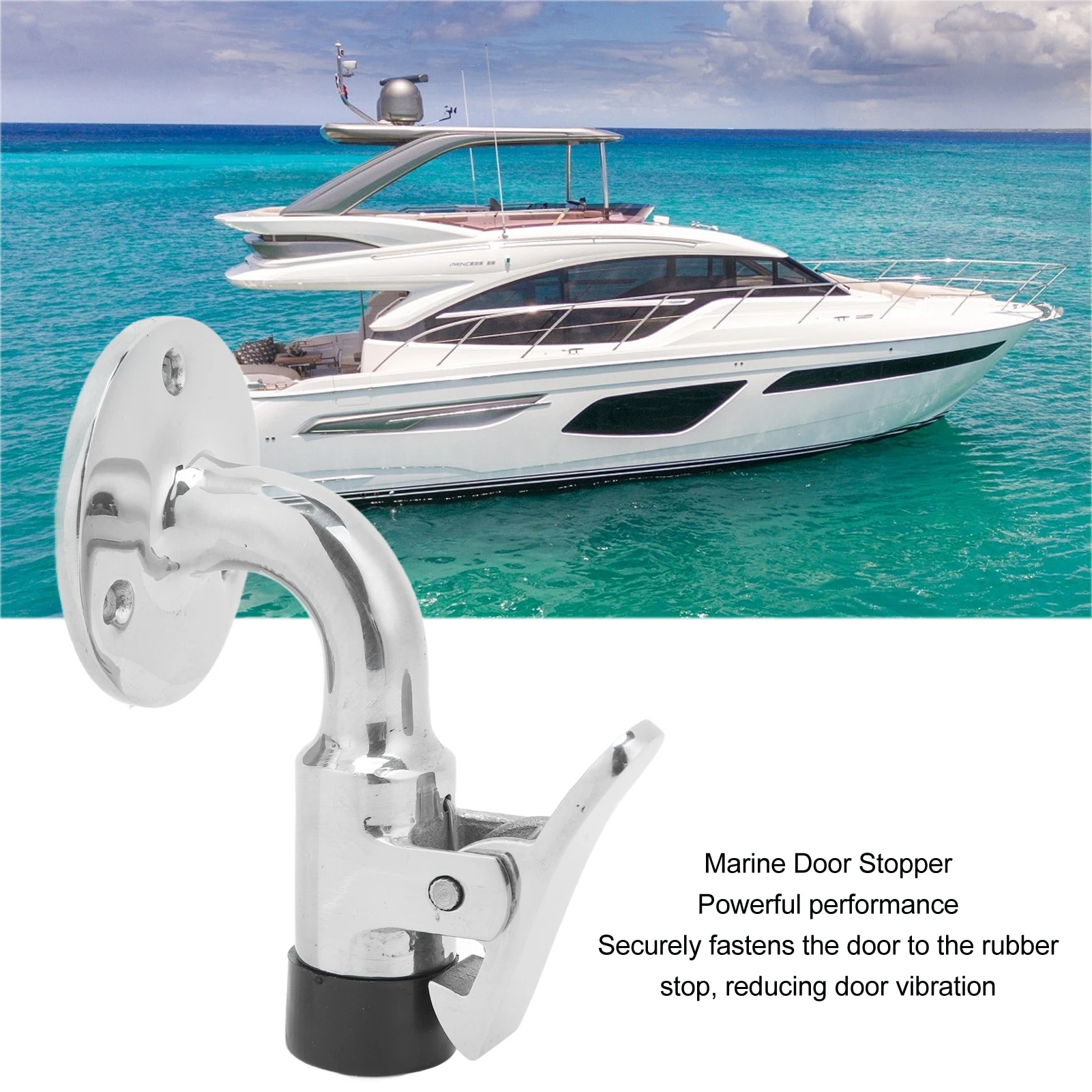 Door Stopper Catch Set Marine Grade 316 Stainless Steel 90° Door Holder for Boats Ships Yachts Accessories Replacement
Door Stopper Catch Set Marine Grade 316 Stainless Steel 90° Door Holder for Boats Ships Yachts Accessories Replacement