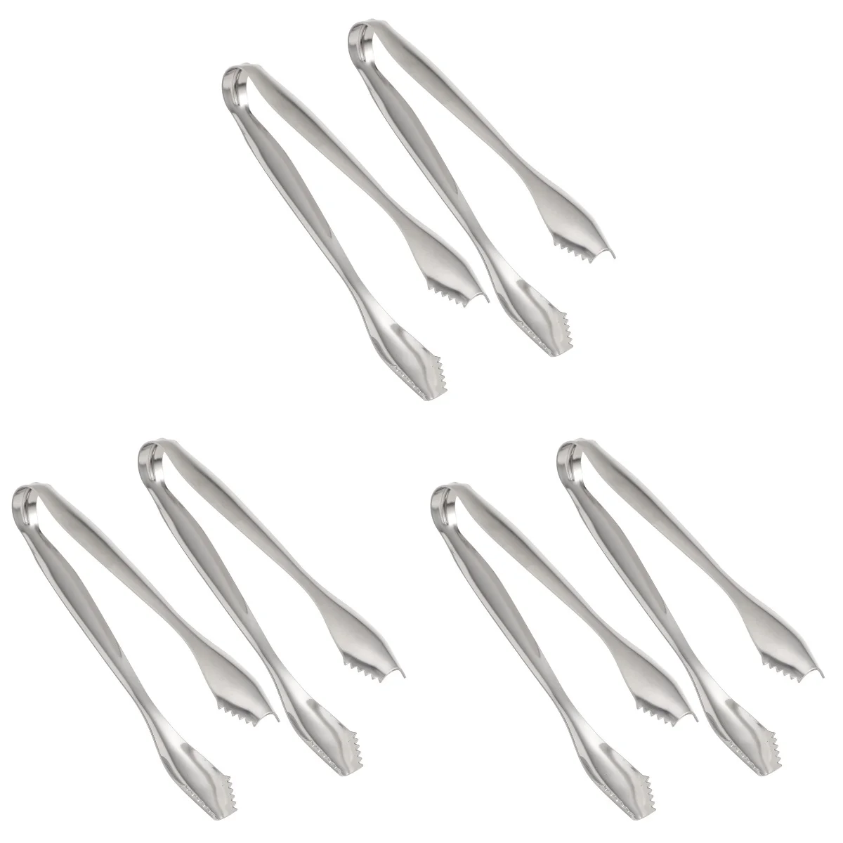 6 Cube Clip Portable Creative Lightweight Stainless Steel Cube Clip Tongs for Party Buffet
6 Cube Clip Portable Creative Lightweight Stainless Steel Cube Clip Tongs for Party Buffet