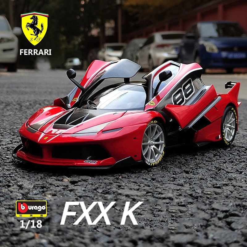 Модель спортивного автомобиля Bburago Ferrari FXX K 1:18 из сплава, литая металлическая игрушка, Модель гоночного автомобиля, Коллекционная модель, подарок для детей
Модель спортивного автомобиля Bburago Ferrari FXX K 1:18 из сплава, литая металлическая игрушка, Модель гоночного автомобиля, Коллекционная модель, подарок для детей