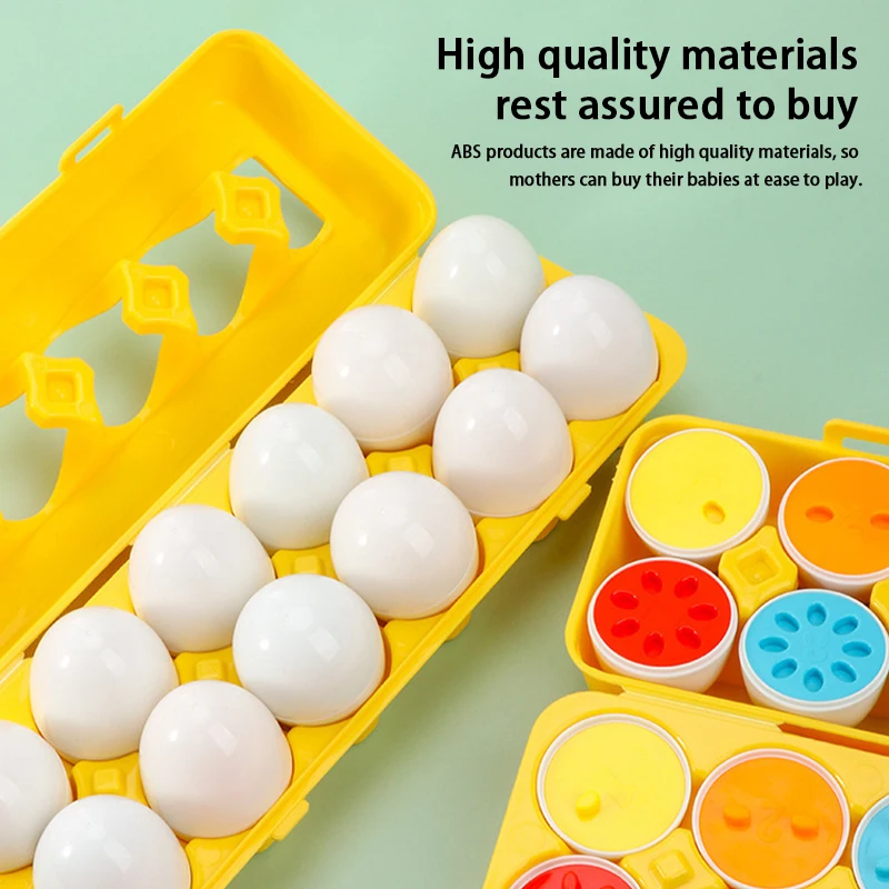 Baby Color Recognition Shape Screw Training Toys Children's Educational Early Education Assembly Toys Simulation Egg Box
Baby Color Recognition Shape Screw Training Toys Children's Educational Early Education Assembly Toys Simulation Egg Box