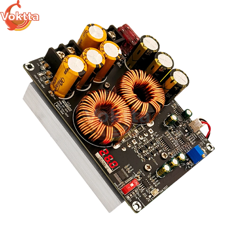 1200 Вт 50 А усилитель постоянного тока, повышающий модуль питания постоянного тока 10-30 В до 20 В-50 В, регулируемое напряжение с радиатором, охлаждающий вентилятор
1200 Вт 50 А усилитель постоянного тока, повышающий модуль питания постоянного тока 10-30 В до 20 В-50 В, регулируемое напряжение с радиатором, охлаждающий вентилятор