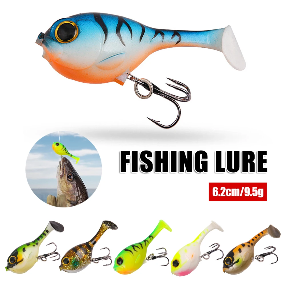 6 Colors Fake Lure Jigging Soft Bait Fishing Lures 62mm 9.5g DIY Head Jig Fish T Tail Sea Bass Lure Fishing Tackle Finshing Acc
6 Colors Fake Lure Jigging Soft Bait Fishing Lures 62mm 9.5g DIY Head Jig Fish T Tail Sea Bass Lure Fishing Tackle Finshing Acc
