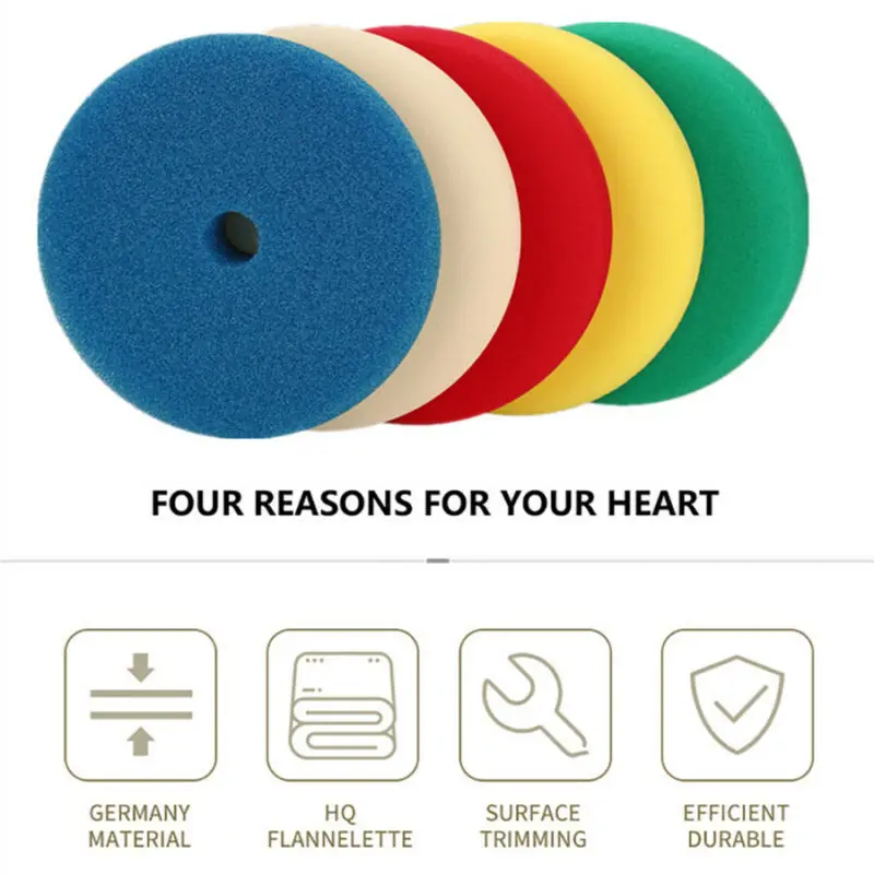 5Pcs Sponge Polishing Pad 6\" Polyether For Car Buffer Polisher Accessories Replacement High Quality
5Pcs Sponge Polishing Pad 6\" Polyether For Car Buffer Polisher Accessories Replacement High Quality