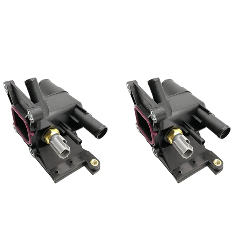 2X New Thermostat Engine Coolant Water Outlet With Sensor For Mazda 3 5 6 2006-2013 2.0L-L4 Ford LF941517Z
2X New Thermostat Engine Coolant Water Outlet With Sensor For Mazda 3 5 6 2006-2013 2.0L-L4 Ford LF941517Z