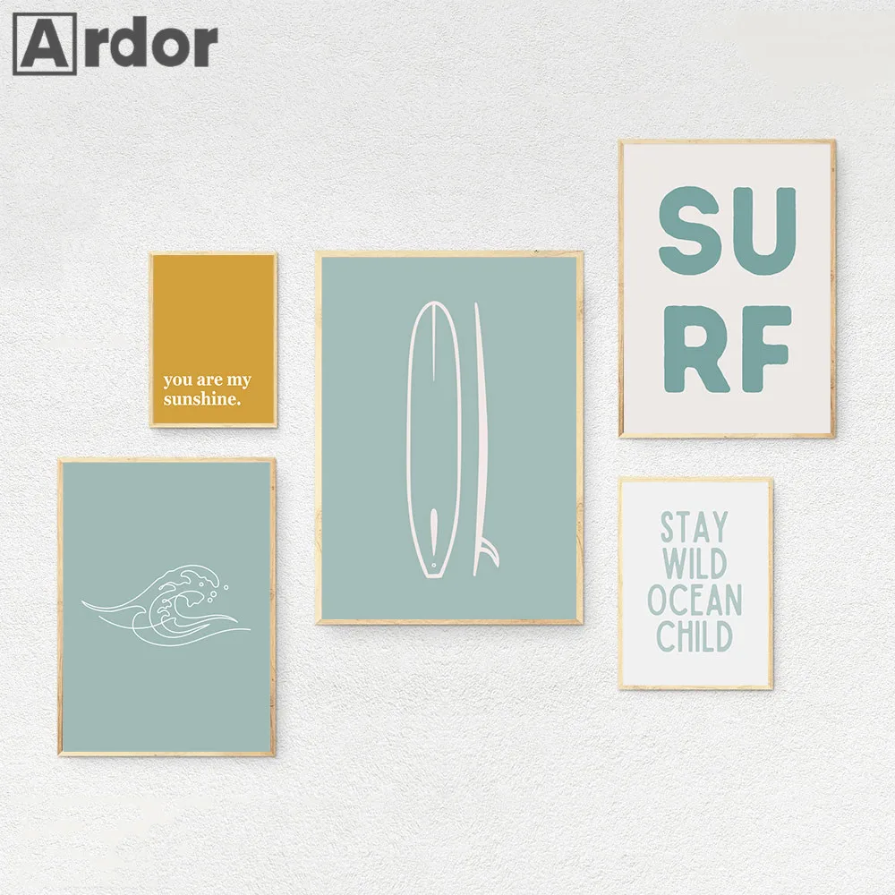 Abstract Sea Wave Wall Painting Surfboard Canvas Poster Surf Quotes Art Print Boho Posters Nordic Wall Pictures Bedroom Decor
Abstract Sea Wave Wall Painting Surfboard Canvas Poster Surf Quotes Art Print Boho Posters Nordic Wall Pictures Bedroom Decor