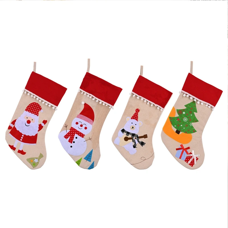 Christmas Stockings Sack Xmas Gift Candy Bag Christmas Decorations for Home New Year Sock Christmas Tree Decor
Christmas Stockings Sack Xmas Gift Candy Bag Christmas Decorations for Home New Year Sock Christmas Tree Decor