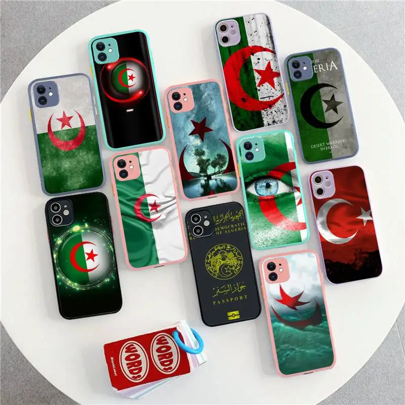 Algerian Algeria Passport Phone Case for iPhone 14 11 12 13 Mini Pro Max 8 7 Plus X XR XS MAX Translucent Matte Cover
Algerian Algeria Passport Phone Case for iPhone 14 11 12 13 Mini Pro Max 8 7 Plus X XR XS MAX Translucent Matte Cover