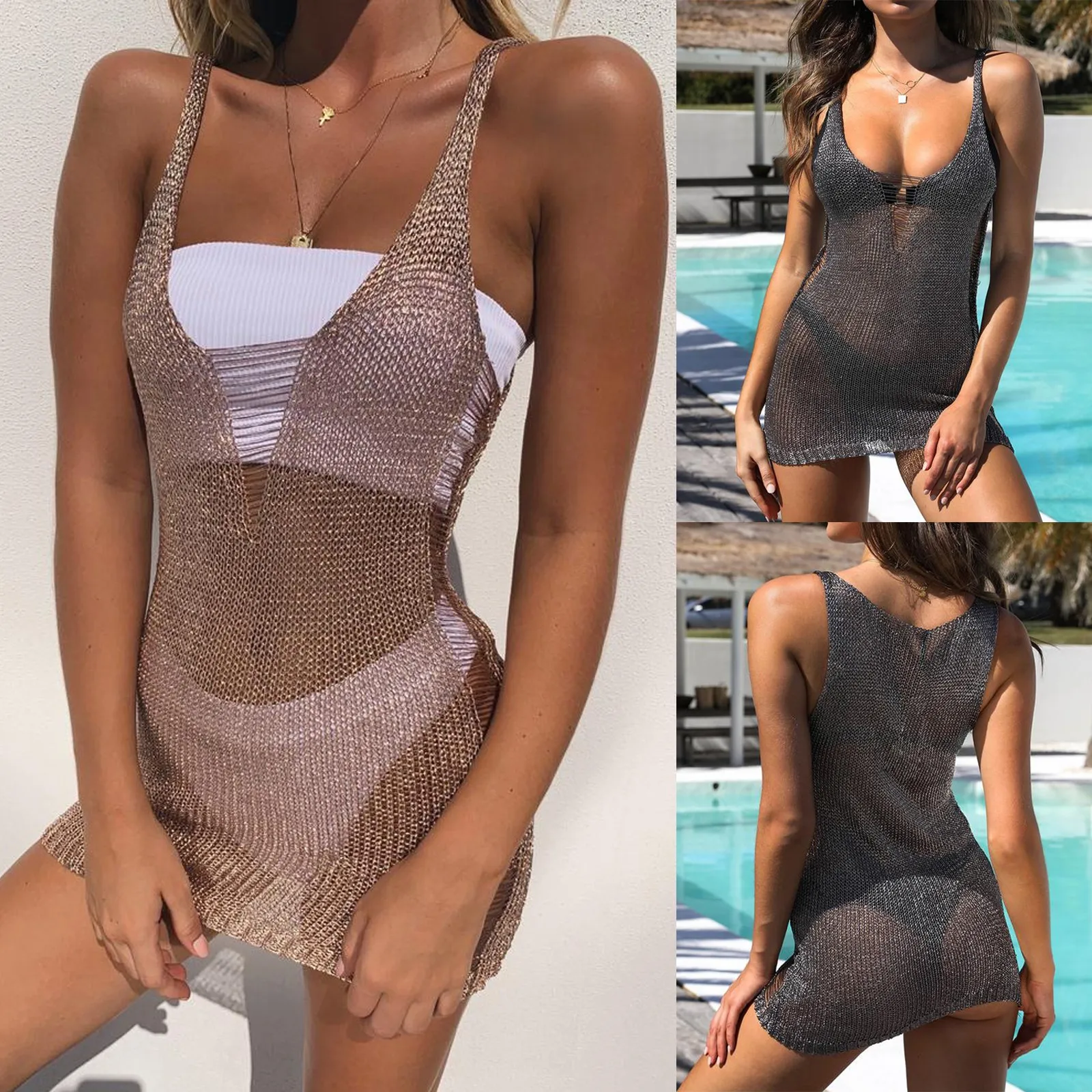 Swimwear Hollow Suit Swimsuit Smock Bikini Fashion Women Beach Bathing Sexy Women's Dress Dresses for Women A Line
Swimwear Hollow Suit Swimsuit Smock Bikini Fashion Women Beach Bathing Sexy Women's Dress Dresses for Women A Line
