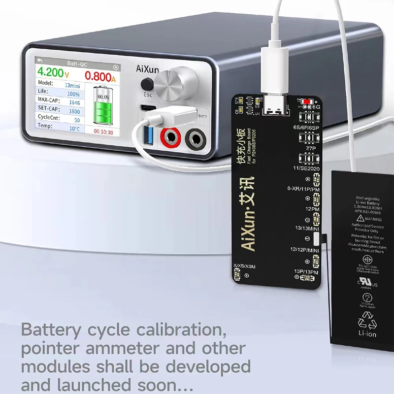 JCID AIXUN P2408S Intelligent Stabilized Power Supply with Adjustable Voltage and Current for Apple Android Fast Charge Tools
JCID AIXUN P2408S Intelligent Stabilized Power Supply with Adjustable Voltage and Current for Apple Android Fast Charge Tools