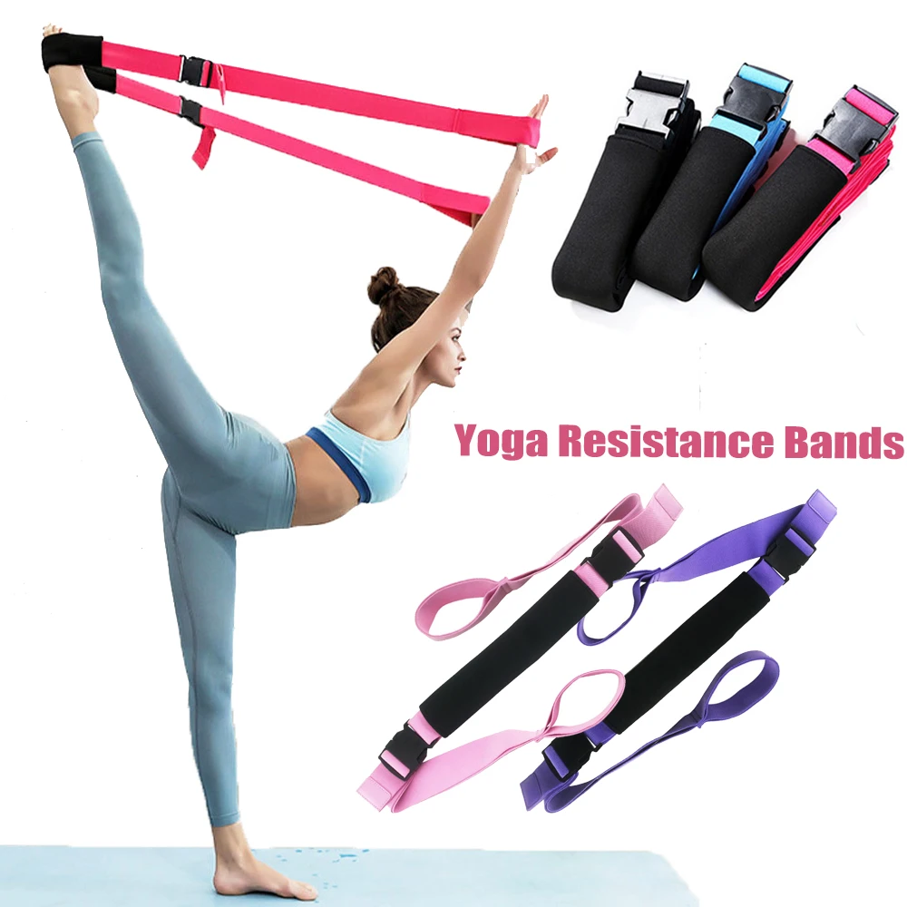 Yoga Resistance Bands Fitness Equipment Leg Training Portable Pilates Ballet Dance Trainer Ligament Stretching Belt Gym Crossfit
Yoga Resistance Bands Fitness Equipment Leg Training Portable Pilates Ballet Dance Trainer Ligament Stretching Belt Gym Crossfit